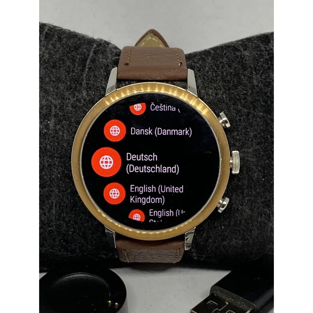 Fossil Gen 4 Authentic Digital Dial Smart Watch Custom Band FTW6016 LT336
